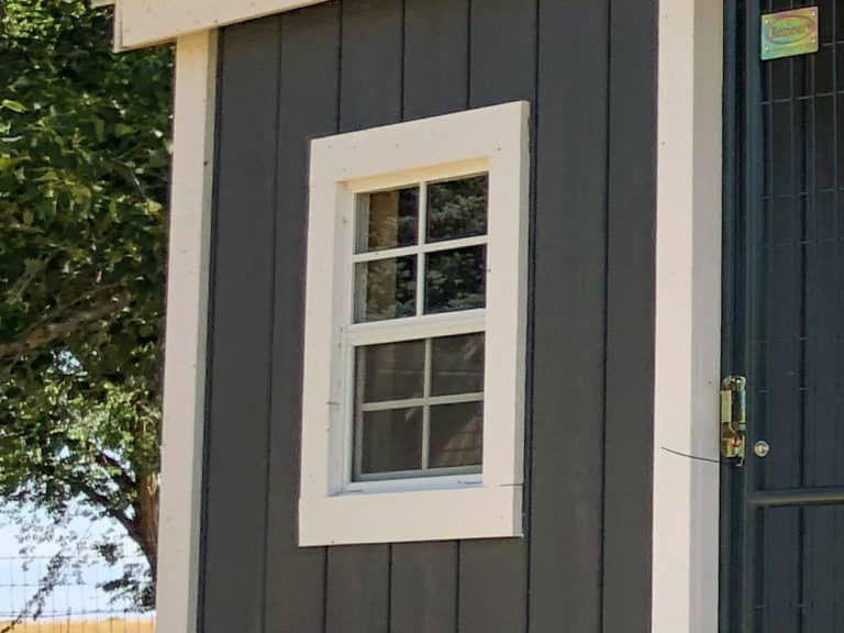extra window for outdoor dog kennels
