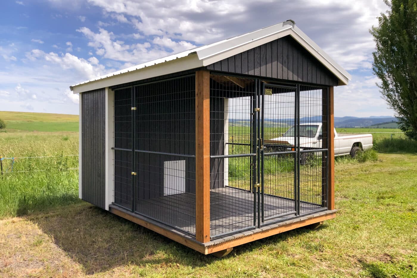 poutdoor puppy kennel in ca