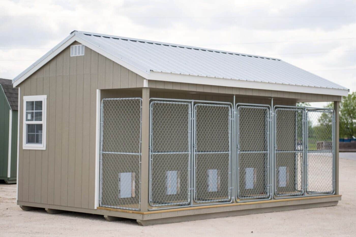 my barnyard- dog kennel for five dogs-