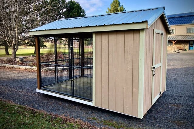 prefab dog kennel in spokane