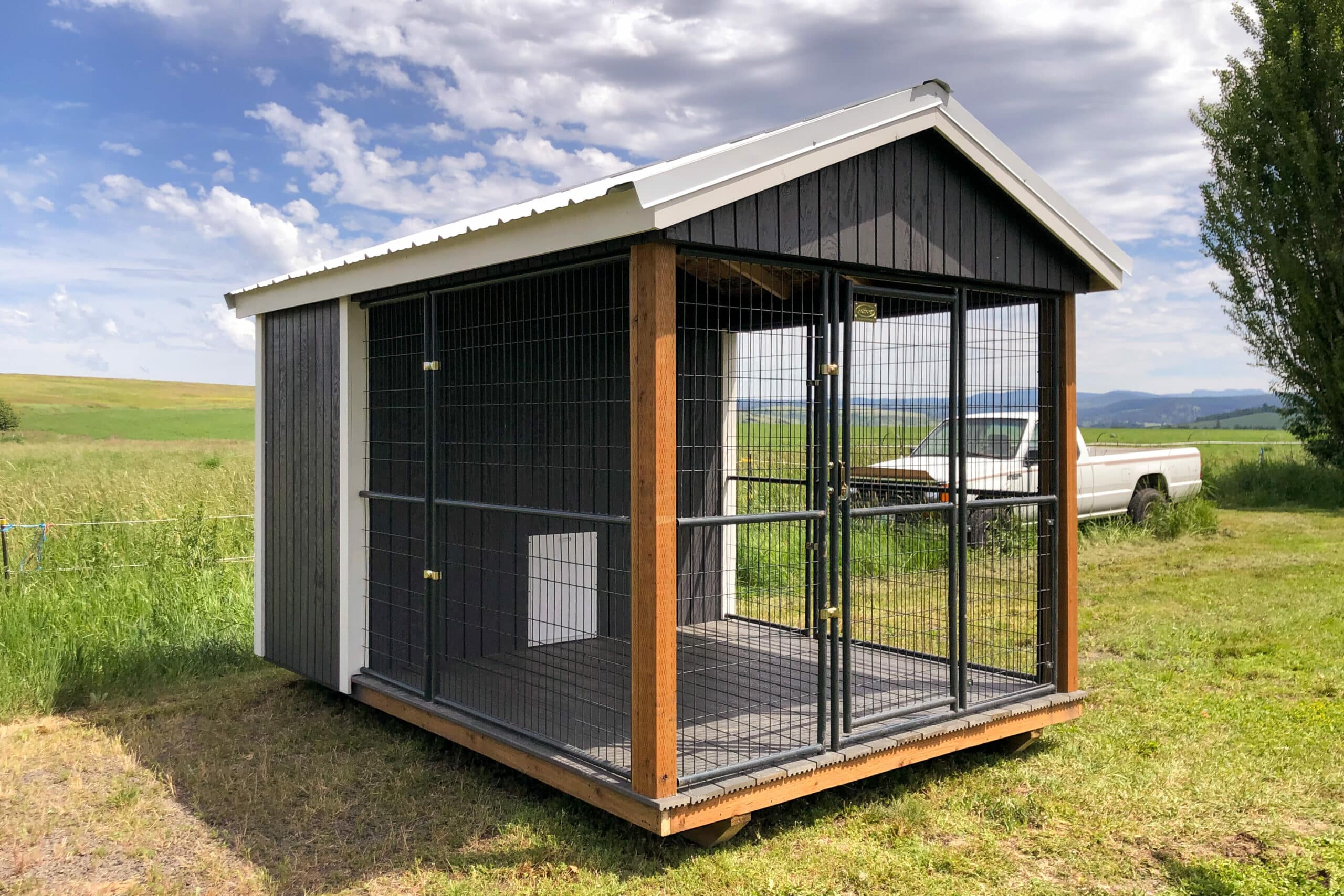poutdoor puppy kennel in ca