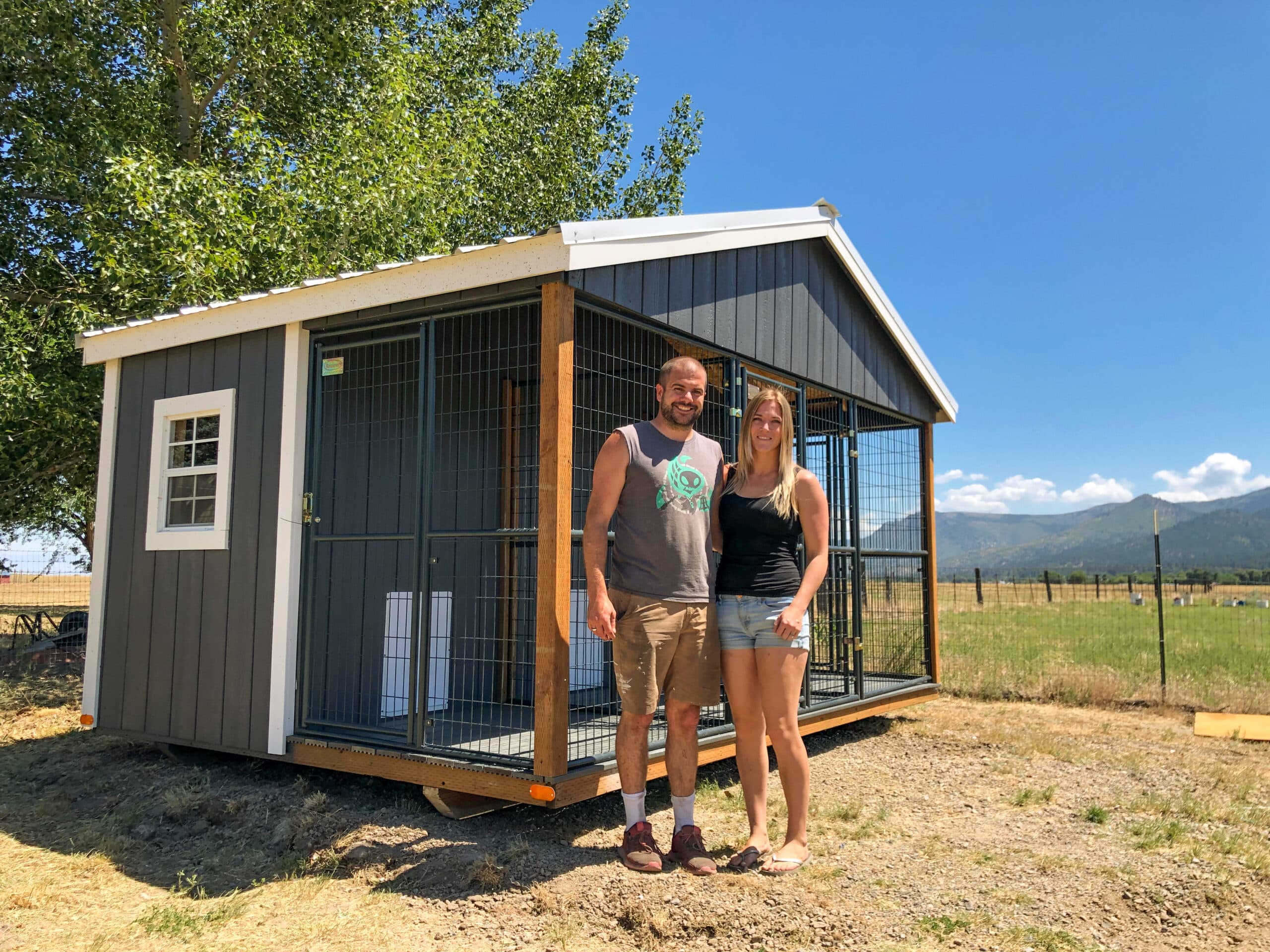 wooden dog kennel shed in wa