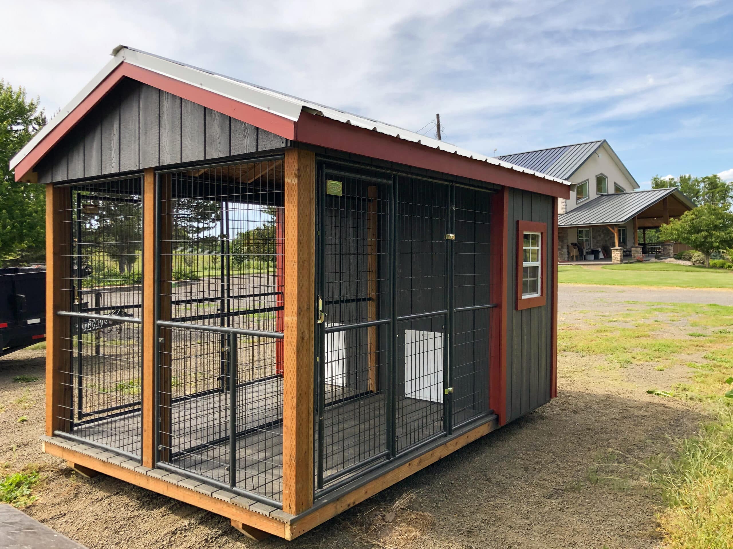 wooden puppy kennel in ca